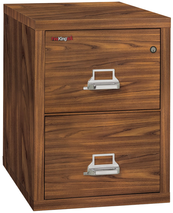 FireKing Designer Series 25" Vertical File Cabinet - 1-Hour Fire-Rated & High Security - 2 or 4 Drawers - 4 Designer Colors