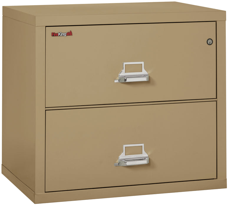 FireKing Classic Lateral File Cabinet - 1-Hour Fire-Rated & High Security - 2, 3, or 4 Drawers - 11 Colors