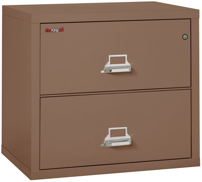 FireKing Classic Lateral File Cabinet - 1-Hour Fire-Rated & High Security - 2, 3, or 4 Drawers - 11 Colors