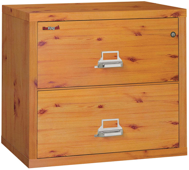 FireKing Designer Series Lateral File Cabinet - 1-Hour Fire-Rated & High Security - 2, 3, or 4 Drawers - 4 Colors