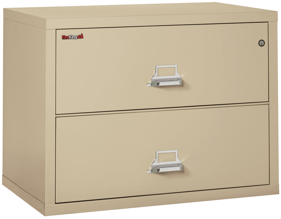 FireKing Classic Lateral File Cabinet - 1-Hour Fire-Rated & High Security - 2, 3, or 4 Drawers - 11 Colors