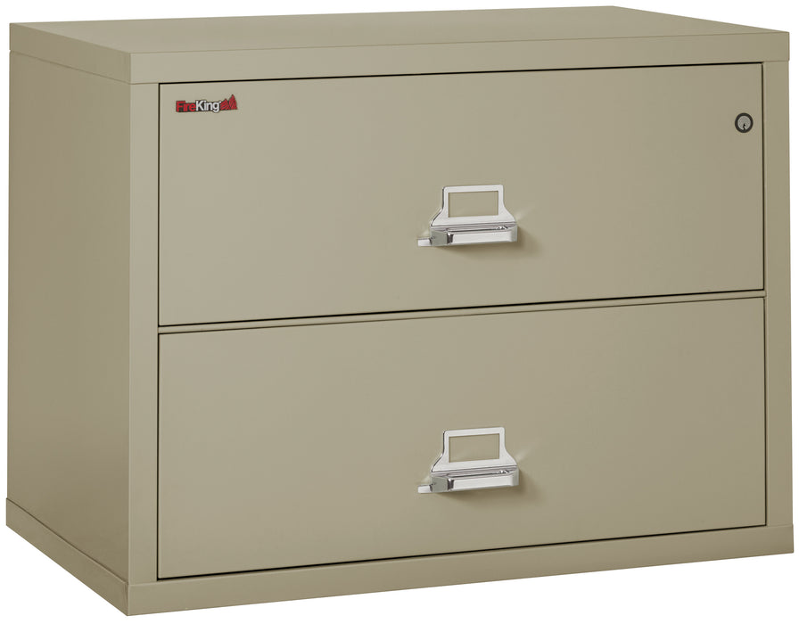 FireKing Classic Lateral File Cabinet - 1-Hour Fire-Rated & High Security - 2, 3, or 4 Drawers - 11 Colors