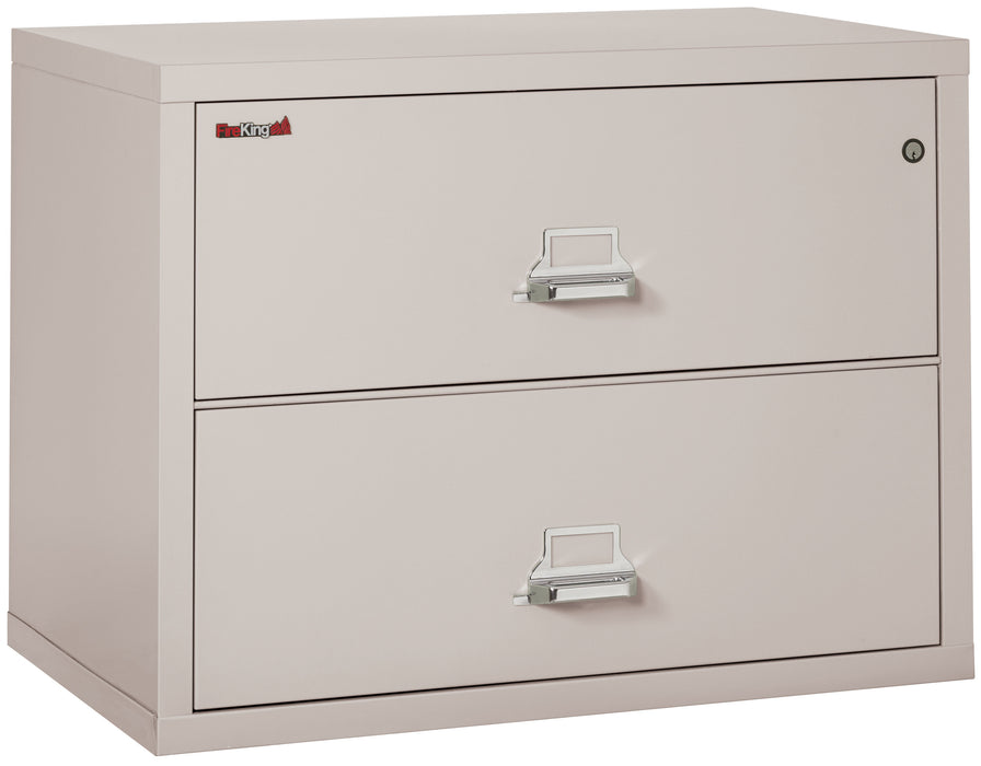 FireKing Classic Lateral File Cabinet - 1-Hour Fire-Rated & High Security - 2, 3, or 4 Drawers - 11 Colors