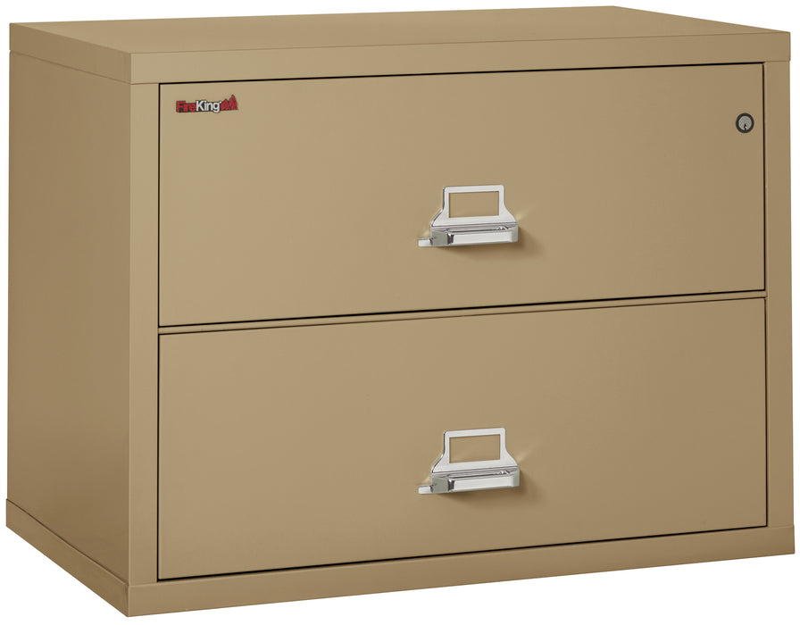 FireKing Classic Lateral File Cabinet - 1-Hour Fire-Rated & High Security - 2, 3, or 4 Drawers - 11 Colors