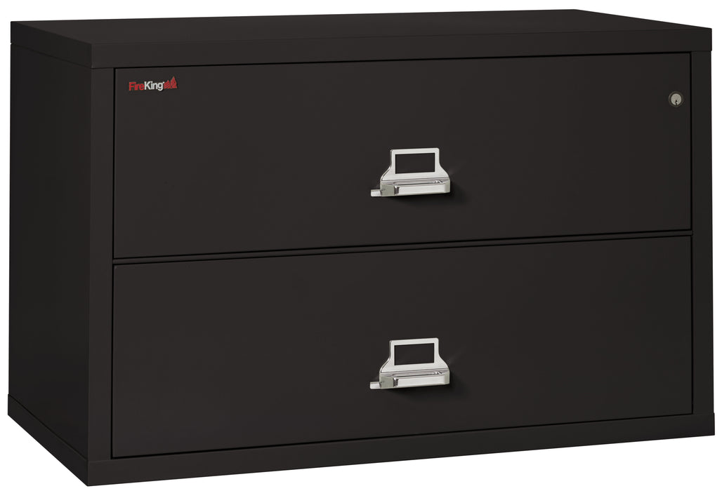 FireKing Classic Lateral File Cabinet - 1-Hour Fire-Rated & High Security - 2, 3, or 4 Drawers - 11 Colors