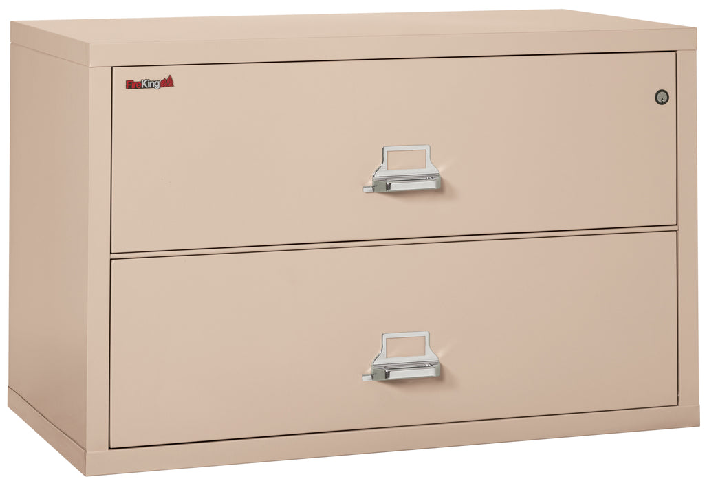 FireKing Classic Lateral File Cabinet - 1-Hour Fire-Rated & High Security - 2, 3, or 4 Drawers - 11 Colors