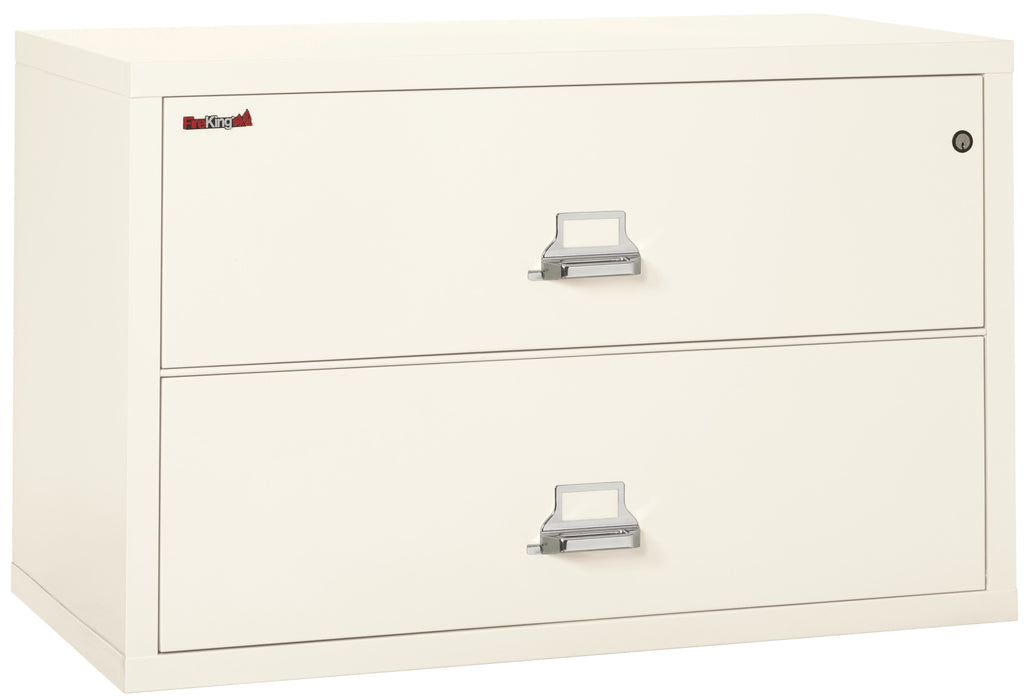 FireKing Classic Lateral File Cabinet - 1-Hour Fire-Rated & High Security - 2, 3, or 4 Drawers - 11 Colors