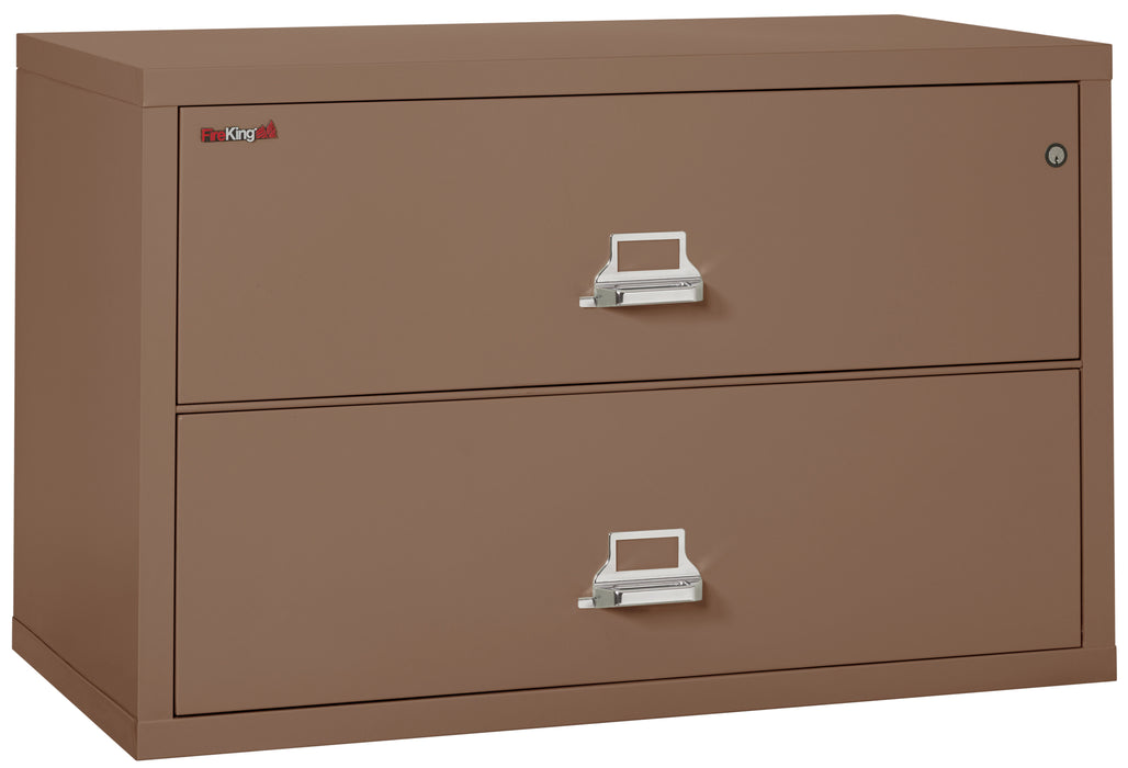 FireKing Classic Lateral File Cabinet - 1-Hour Fire-Rated & High Security - 2, 3, or 4 Drawers - 11 Colors