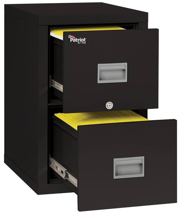 FireKing Patriot Series - 1-Hour Fire Rated Vertical File Cabinet - 2 or 4 Drawers - 2 Colors