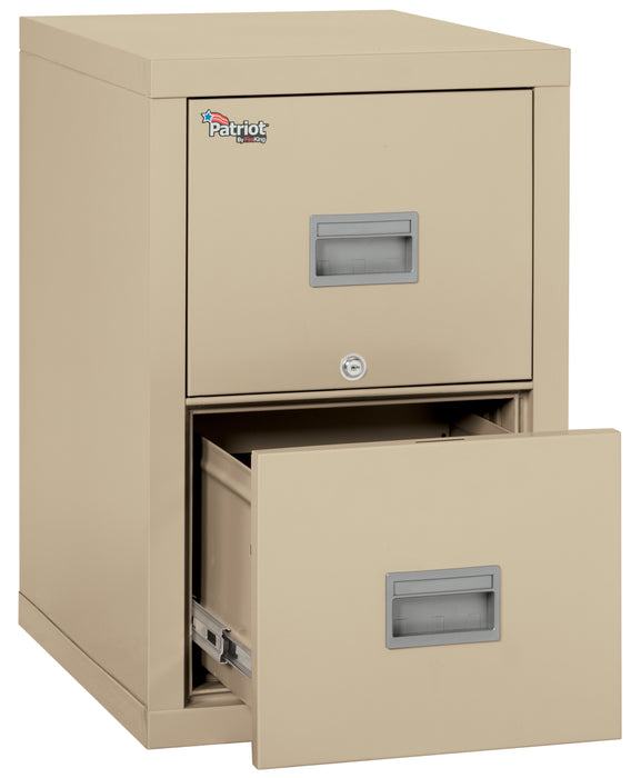 FireKing Patriot Series - 1-Hour Fire Rated Vertical File Cabinet - 2 or 4 Drawers - 2 Colors