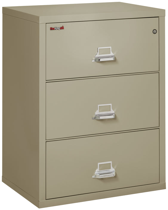 FireKing Classic Lateral File Cabinet - 1-Hour Fire-Rated & High Security - 2, 3, or 4 Drawers - 11 Colors