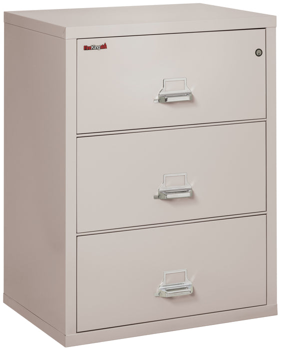 FireKing Classic Lateral File Cabinet - 1-Hour Fire-Rated & High Security - 2, 3, or 4 Drawers - 11 Colors