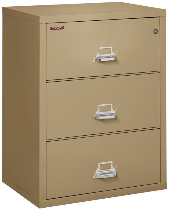 FireKing Classic Lateral File Cabinet - 1-Hour Fire-Rated & High Security - 2, 3, or 4 Drawers - 11 Colors