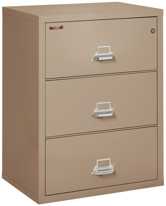 FireKing Classic Lateral File Cabinet - 1-Hour Fire-Rated & High Security - 2, 3, or 4 Drawers - 11 Colors