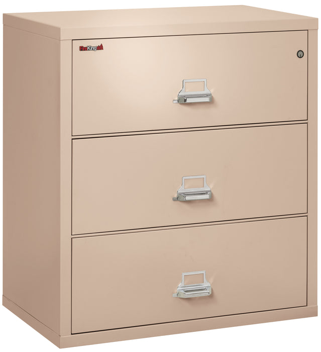 FireKing Classic Lateral File Cabinet - 1-Hour Fire-Rated & High Security - 2, 3, or 4 Drawers - 11 Colors