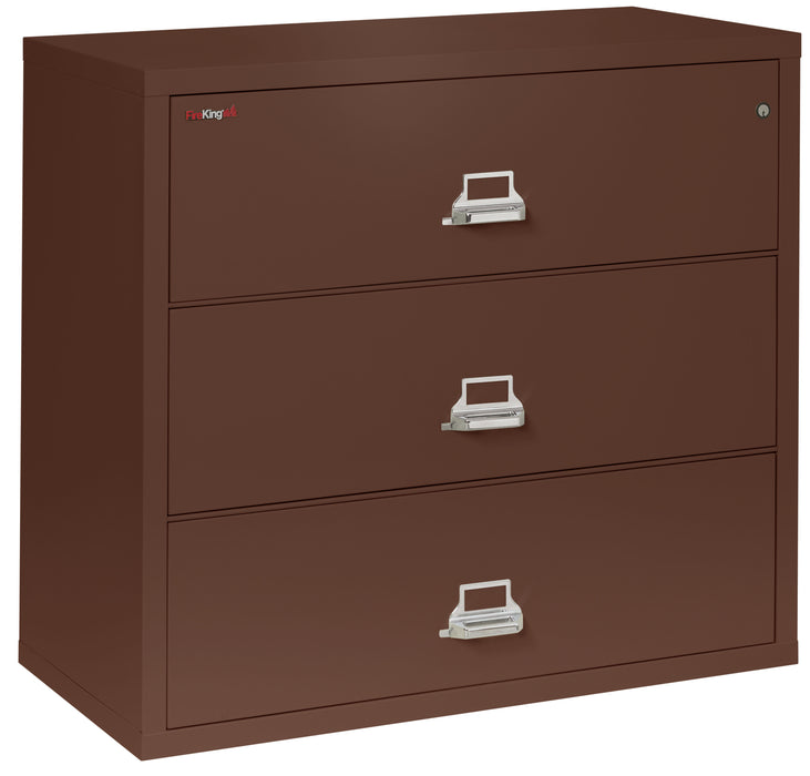 FireKing Classic Lateral File Cabinet - 1-Hour Fire-Rated & High Security - 2, 3, or 4 Drawers - 11 Colors