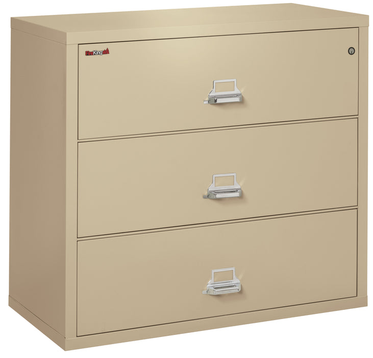 FireKing Classic Lateral File Cabinet - 1-Hour Fire-Rated & High Security - 2, 3, or 4 Drawers - 11 Colors