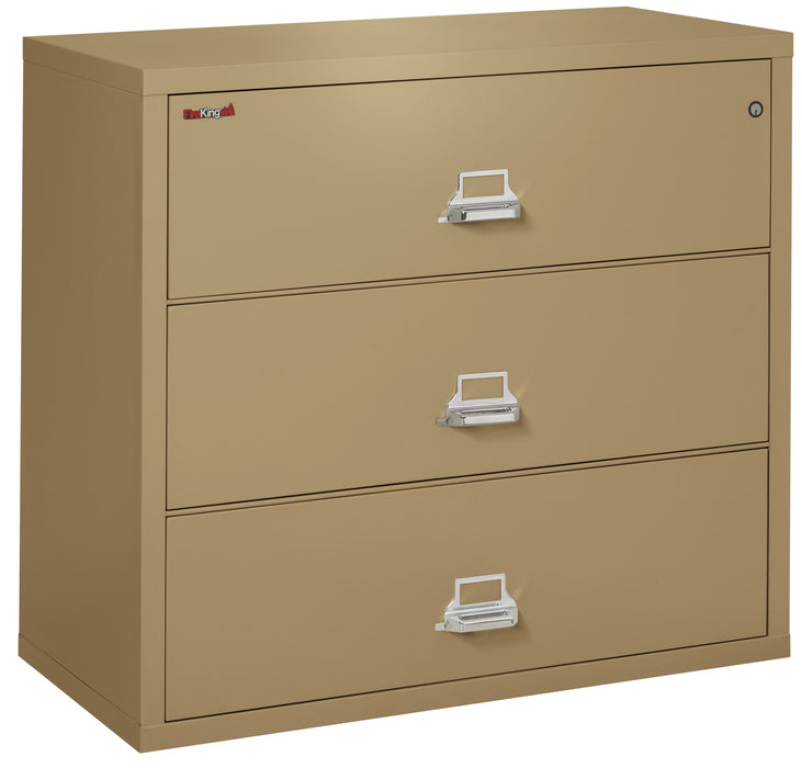 FireKing Classic Lateral File Cabinet - 1-Hour Fire-Rated & High Security - 2, 3, or 4 Drawers - 11 Colors