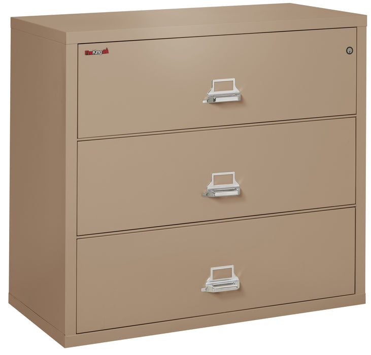 FireKing Classic Lateral File Cabinet - 1-Hour Fire-Rated & High Security - 2, 3, or 4 Drawers - 11 Colors