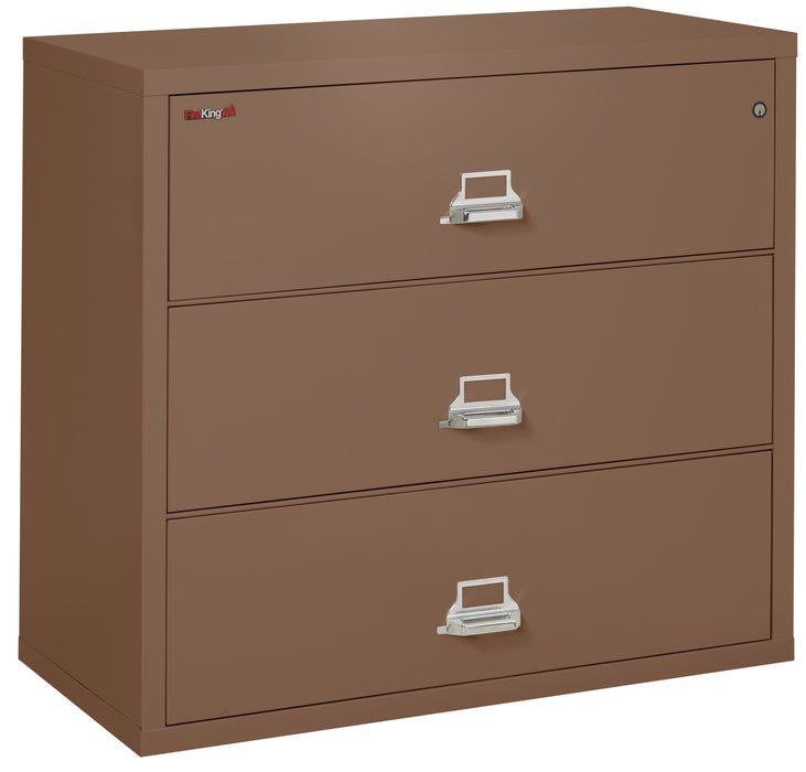 FireKing Classic Lateral File Cabinet - 1-Hour Fire-Rated & High Security - 2, 3, or 4 Drawers - 11 Colors