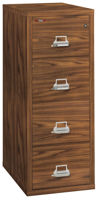 FireKing Designer Series 25" Vertical File Cabinet - 1-Hour Fire-Rated & High Security - 2 or 4 Drawers - 4 Designer Colors