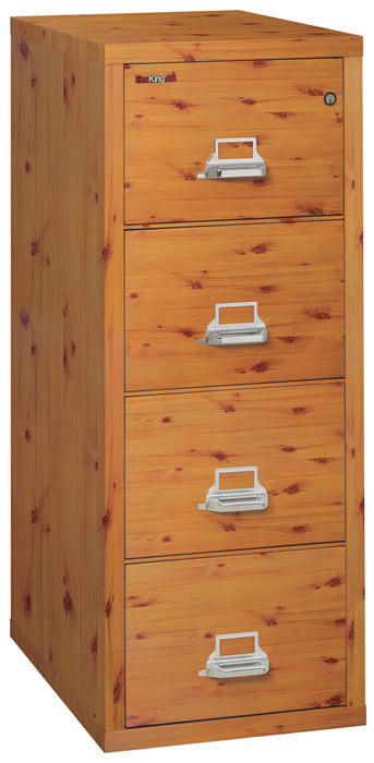 FireKing Designer Series 25" Vertical File Cabinet - 1-Hour Fire-Rated & High Security - 2 or 4 Drawers - 4 Designer Colors