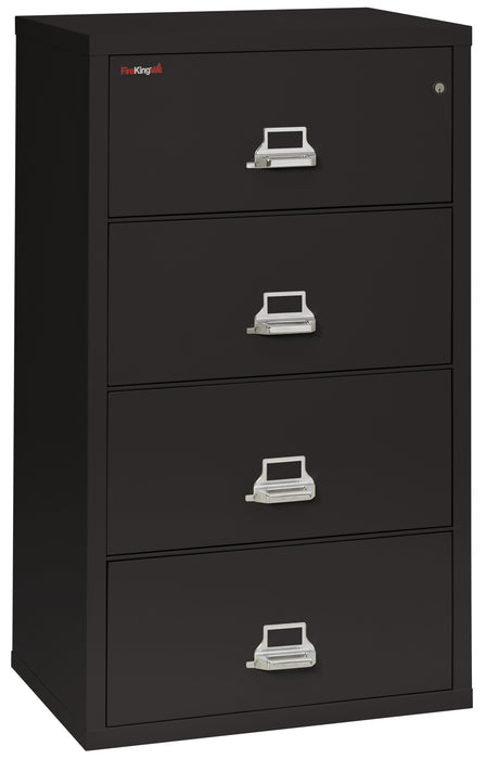 FireKing Classic Lateral File Cabinet - 1-Hour Fire-Rated & High Security - 2, 3, or 4 Drawers - 11 Colors