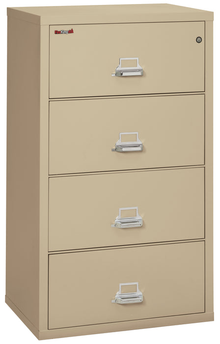 FireKing Classic Lateral File Cabinet - 1-Hour Fire-Rated & High Security - 2, 3, or 4 Drawers - 11 Colors