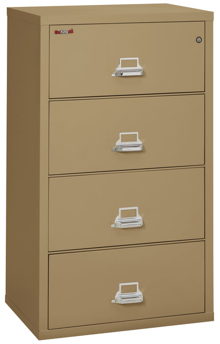 FireKing Classic Lateral File Cabinet - 1-Hour Fire-Rated & High Security - 2, 3, or 4 Drawers - 11 Colors