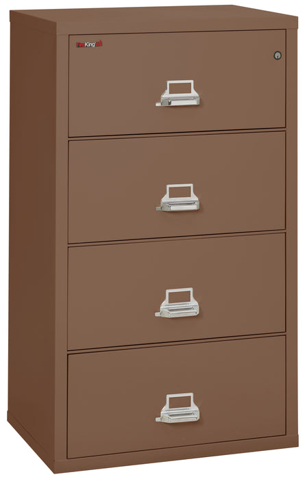 FireKing Classic Lateral File Cabinet - 1-Hour Fire-Rated & High Security - 2, 3, or 4 Drawers - 11 Colors