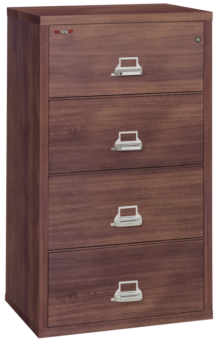 FireKing Designer Series Lateral File Cabinet - 1-Hour Fire-Rated & High Security - 2, 3, or 4 Drawers - 4 Colors