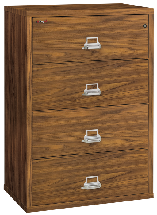 FireKing Designer Series Lateral File Cabinet - 1-Hour Fire-Rated & High Security - 2, 3, or 4 Drawers - 4 Colors