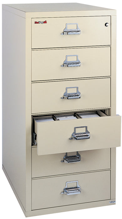 FireKing 1-Hour Fire Rated Card, Check, & Note File Cabinet - 4 or 6 Drawers - 11 Colors